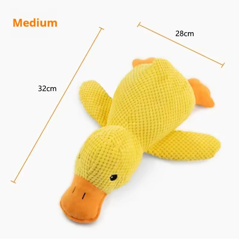 Jouet canard sonore pour chien