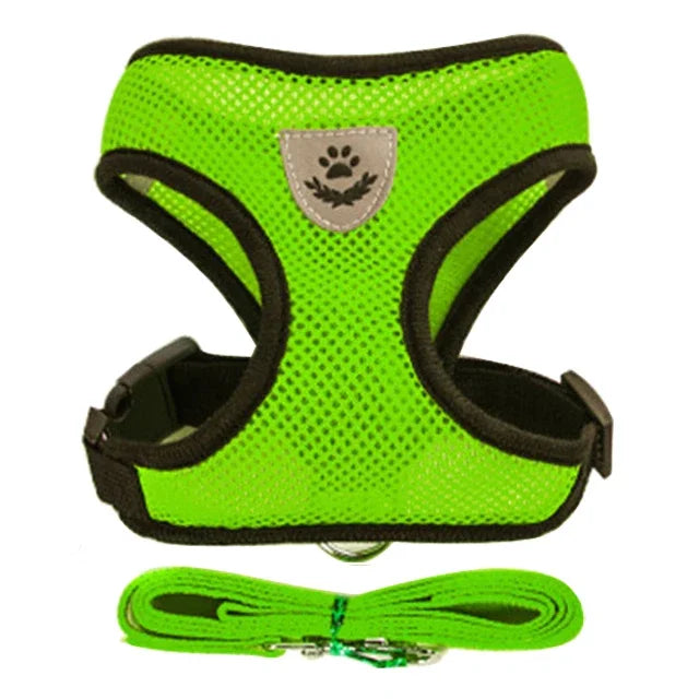 Harnais gilet ajustable pour chat et chien