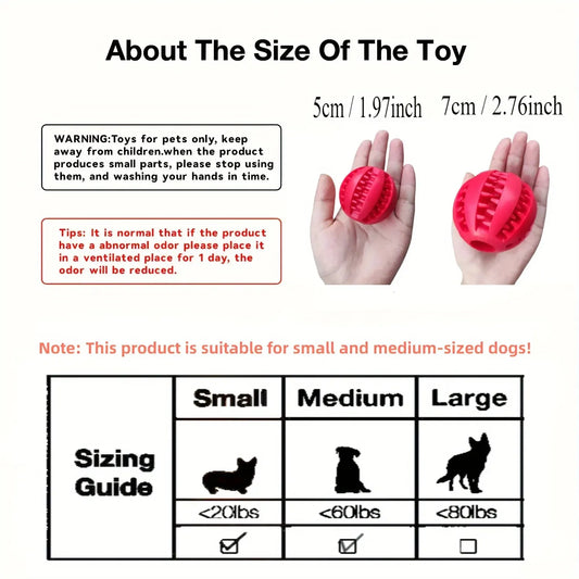 Balle distributrice de friandises pour chien et chat
