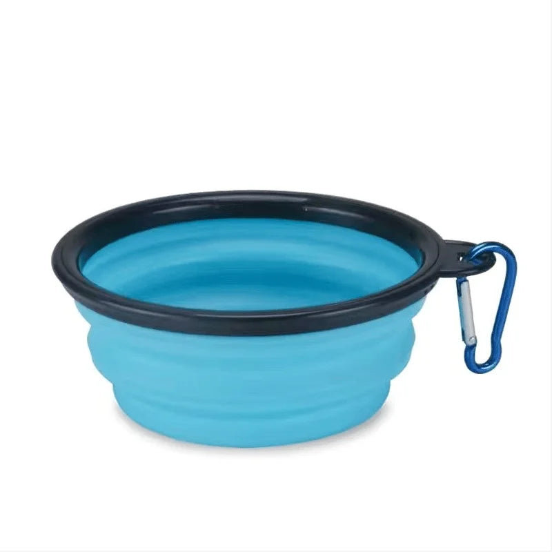Mangeoire portable pliante en silicone