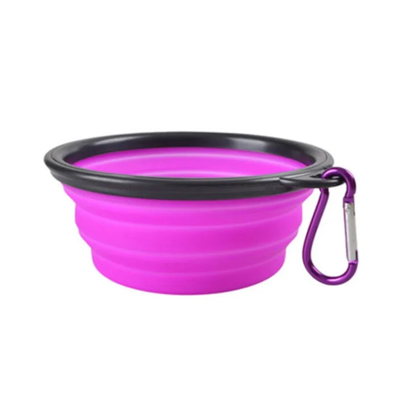 Mangeoire portable pliante en silicone