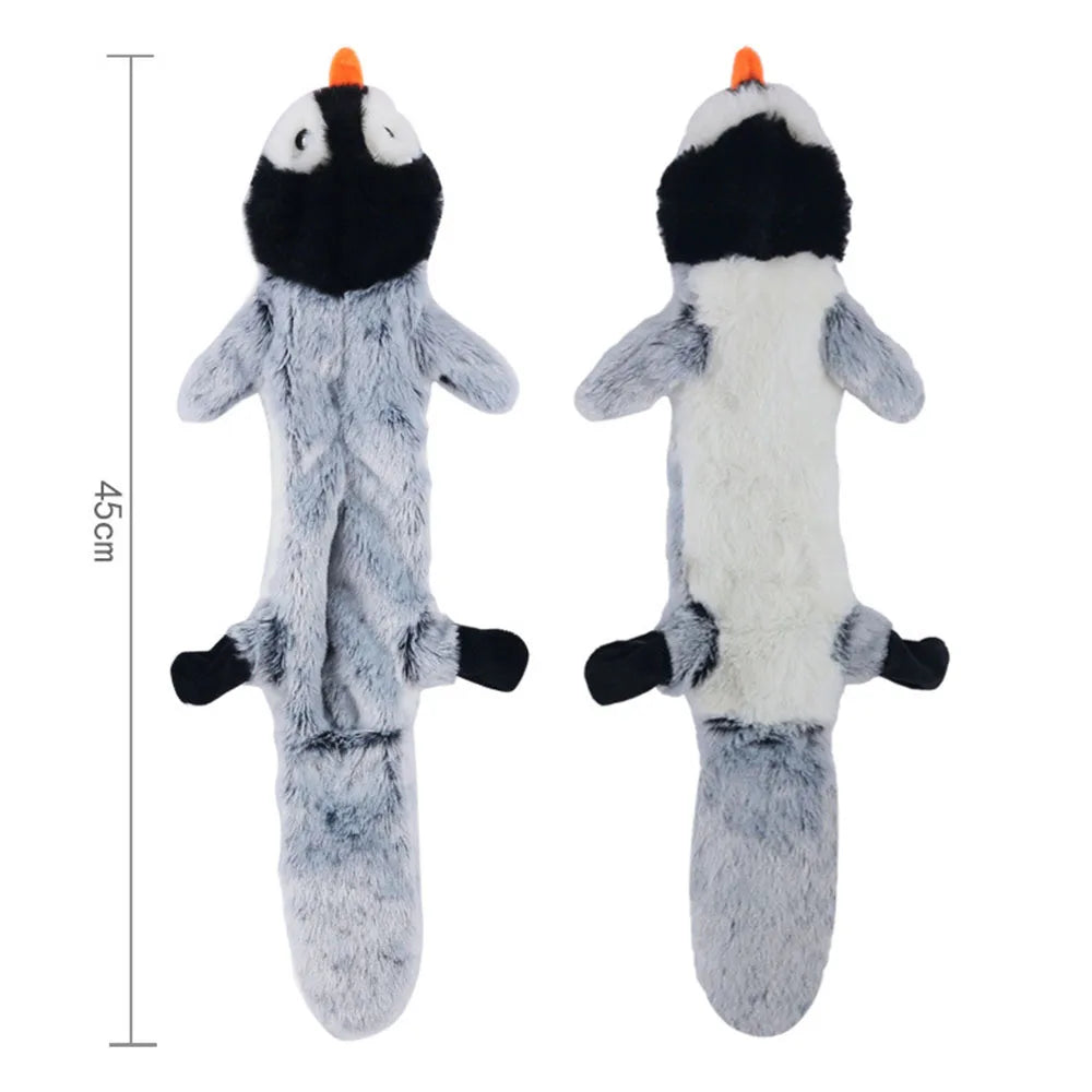 Jouet peluche sans rembourrage pour chien