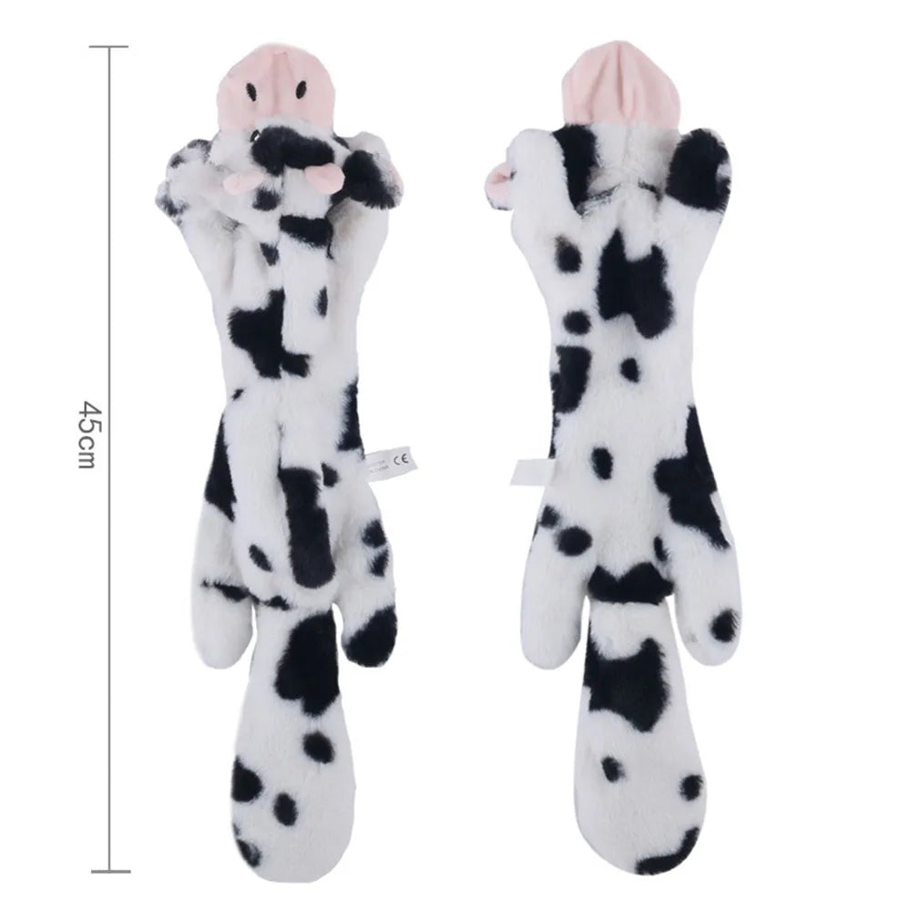 Jouet peluche sans rembourrage pour chien