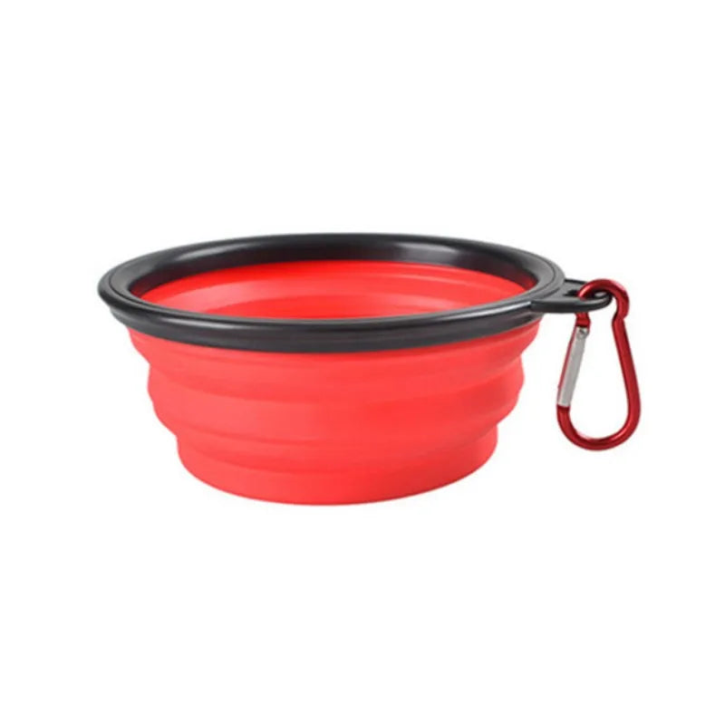 Mangeoire portable pliante en silicone
