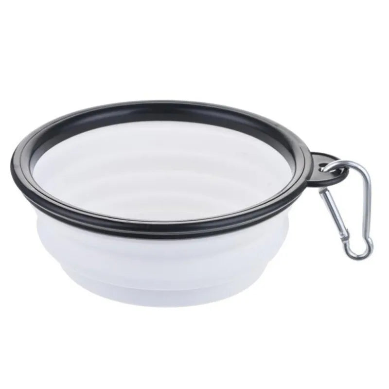 Mangeoire portable pliante en silicone