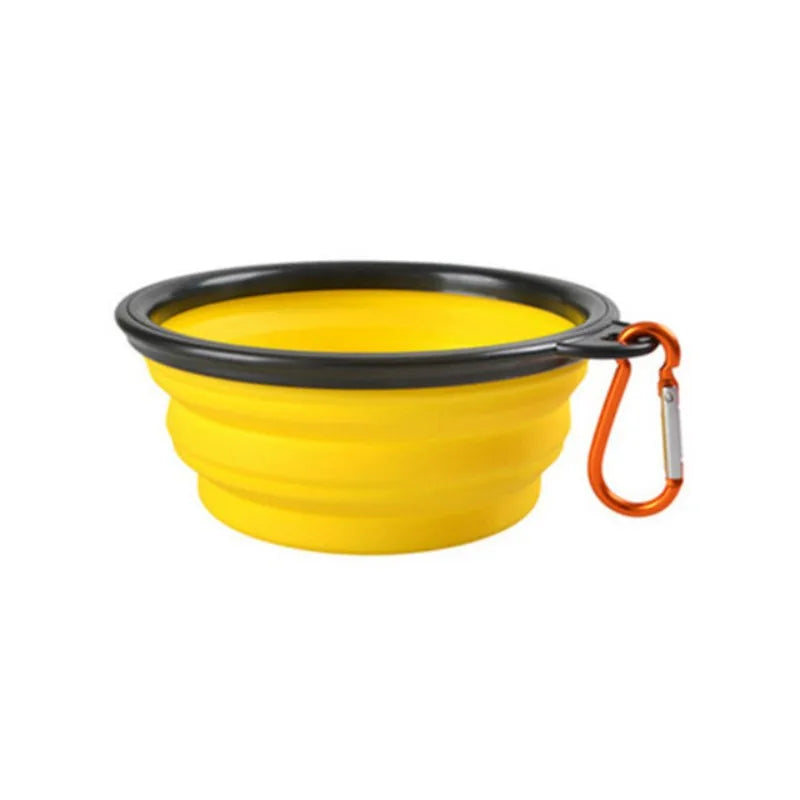 Mangeoire portable pliante en silicone