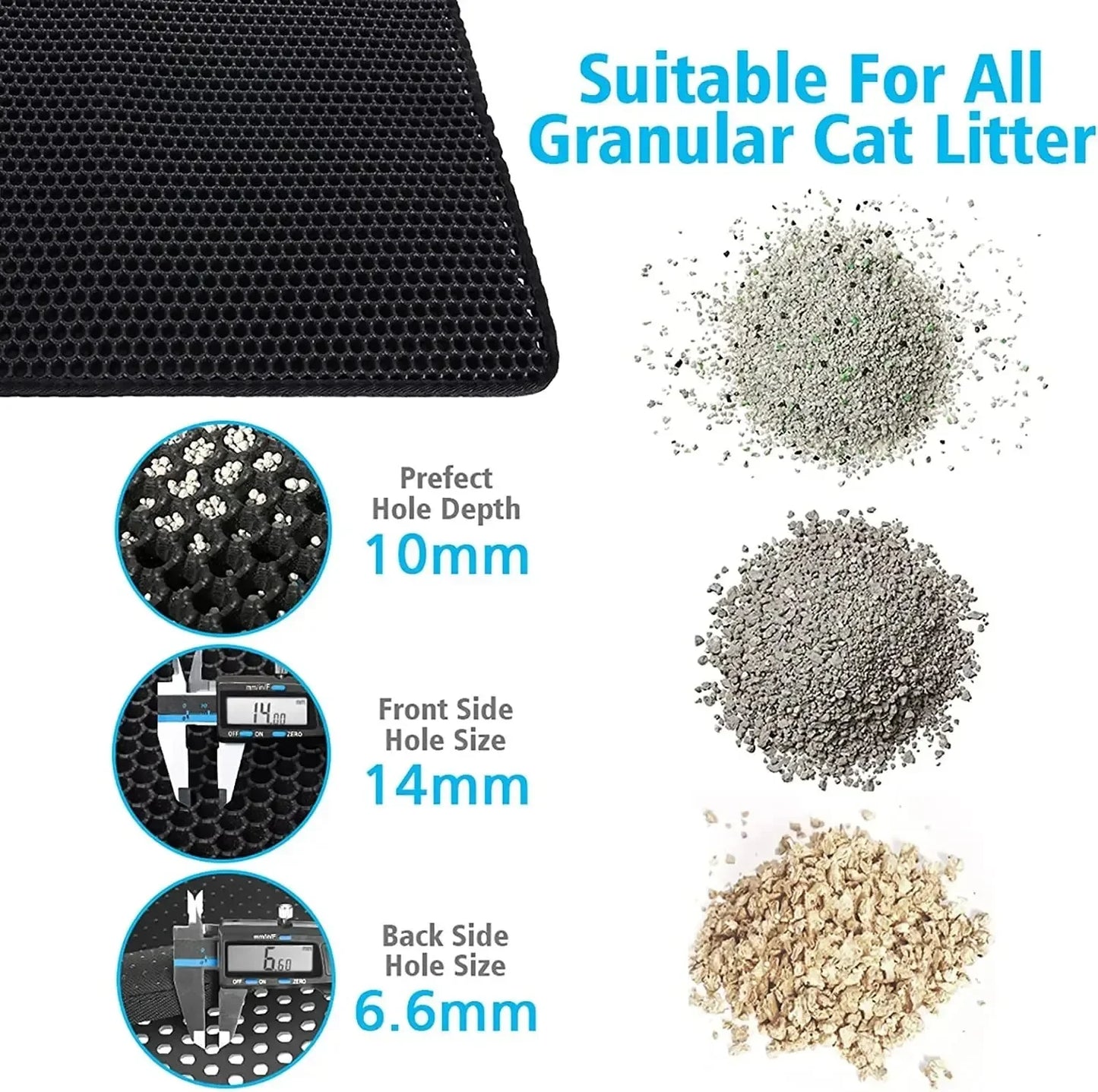 Tapis de litière premium 2 couches