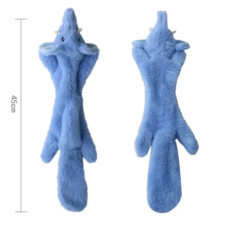 Jouet peluche sans rembourrage pour chien