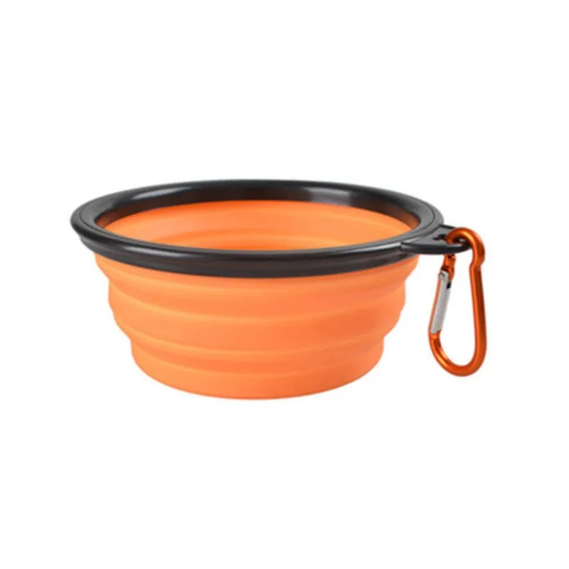 Mangeoire portable pliante en silicone