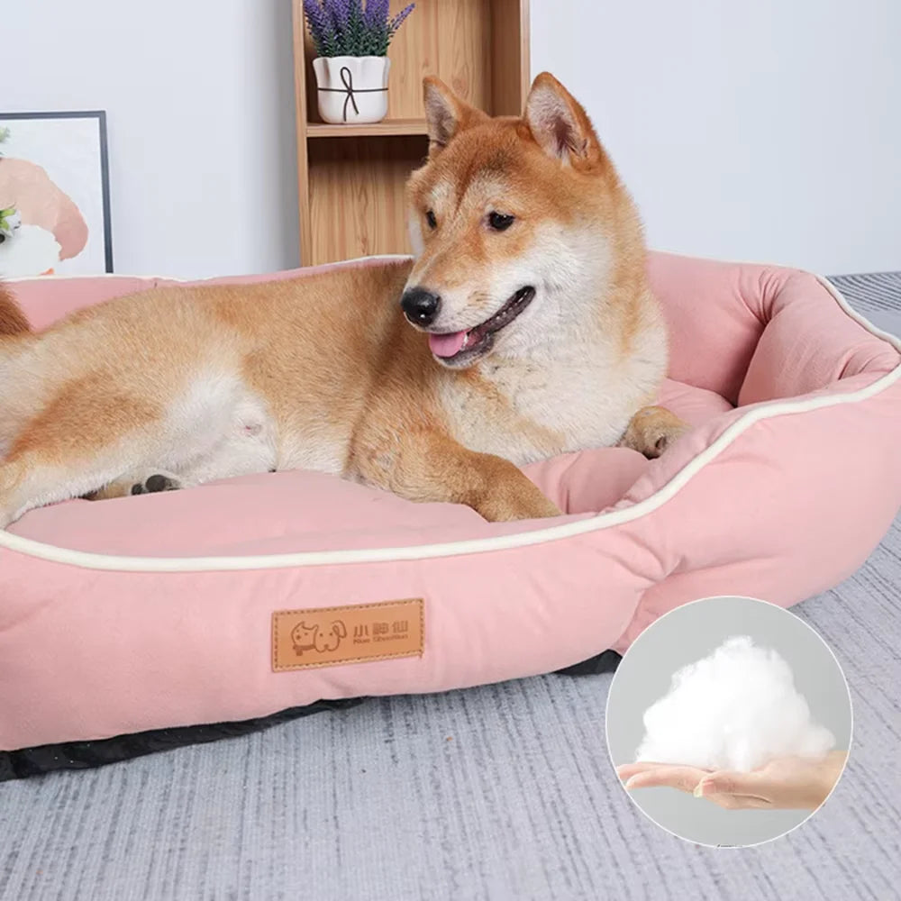 Canapé-lit douillet pour chien et chat