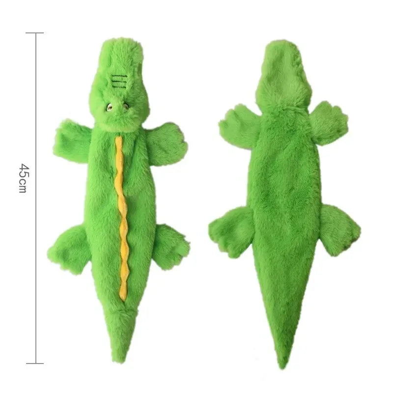 Jouet peluche sans rembourrage pour chien