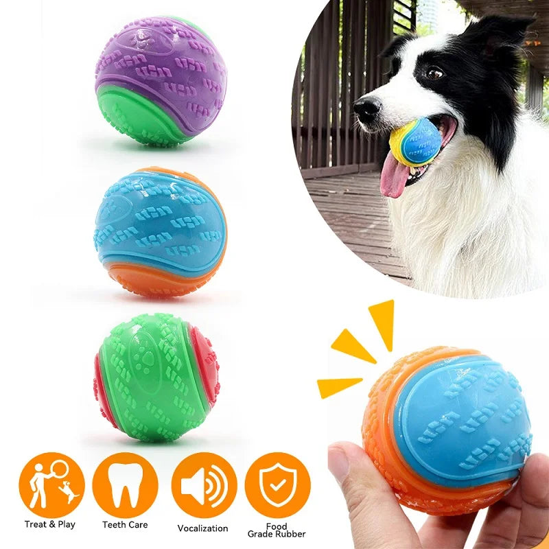 Jouet interactif squeaky pour chien