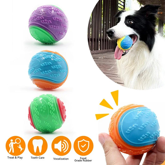 Jouet interactif squeaky pour chien