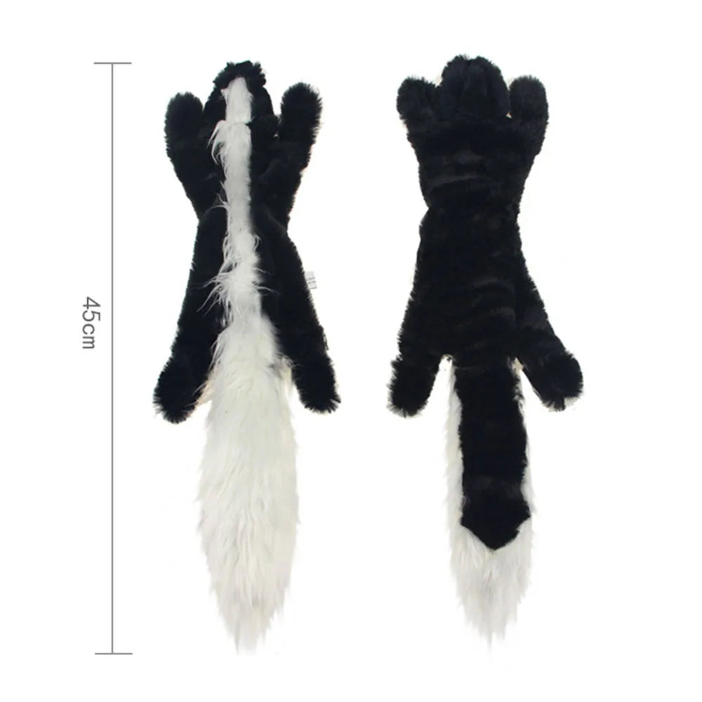 Jouet peluche sans rembourrage pour chien