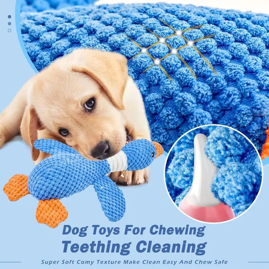 Jouet peluche interactif ultra résistant pour chiens et chats