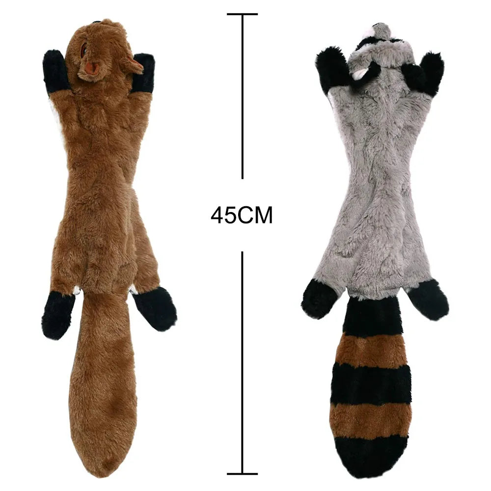 Jouet peluche sans rembourrage pour chien