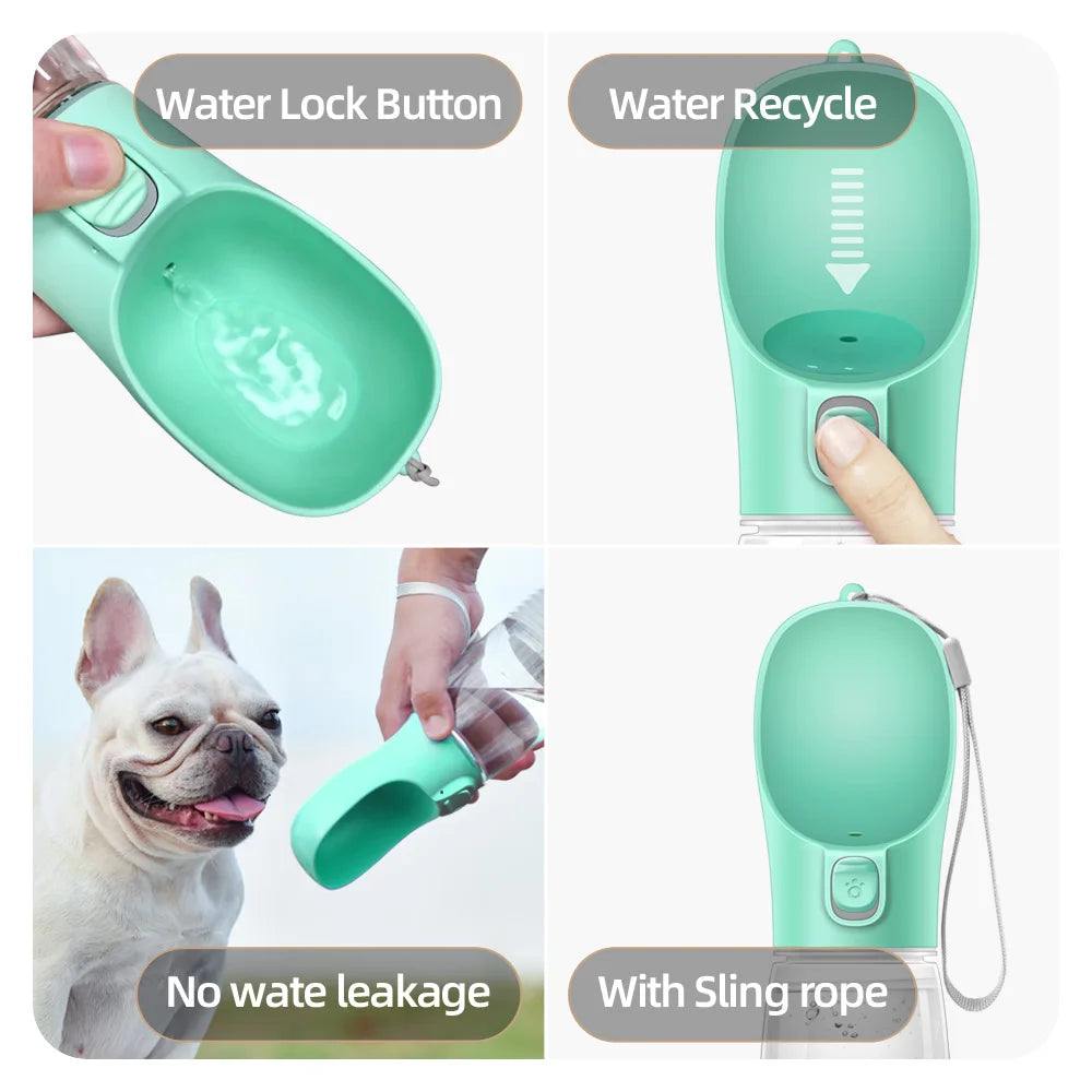 Gourde portable pour chien et chat