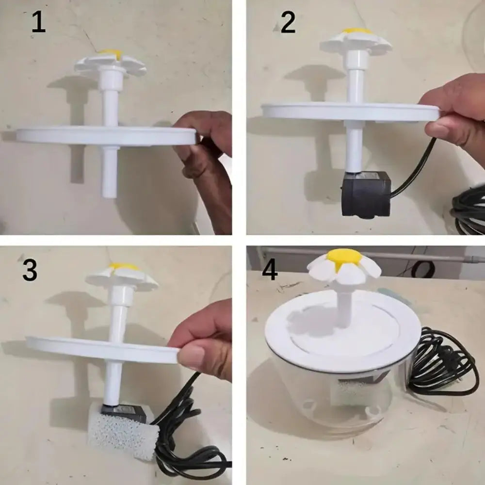 Fontaine à eau automatique filtrante USB pour chats et chiens
