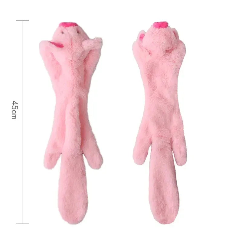 Jouet peluche sans rembourrage pour chien