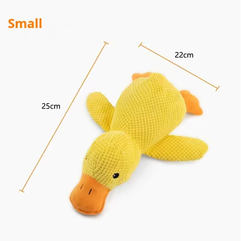 Jouet canard sonore pour chien