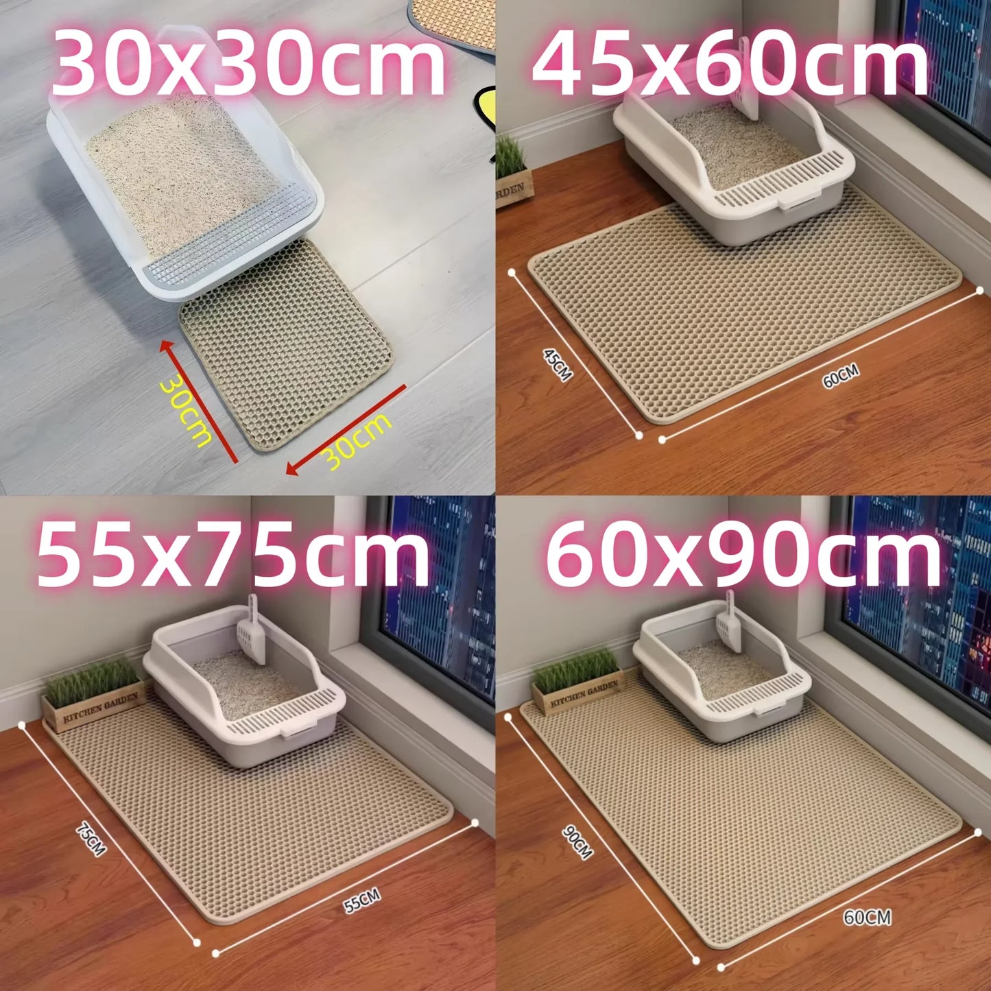 Tapis de litière premium 2 couches