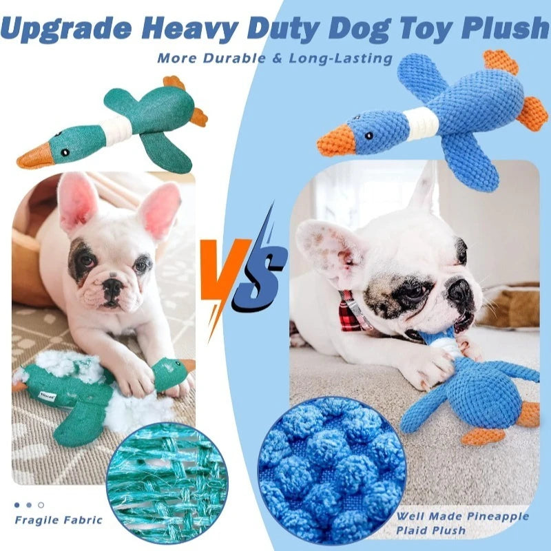 Jouet peluche interactif ultra résistant pour chiens et chats