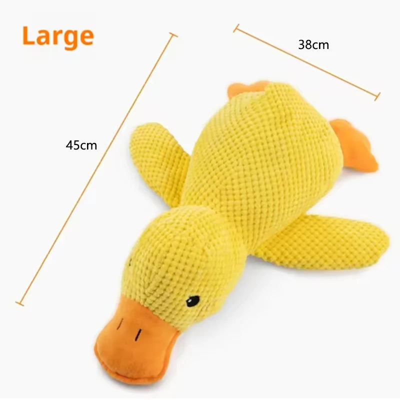Jouet canard sonore pour chien