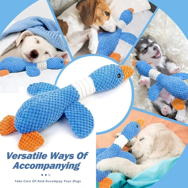 Jouet peluche interactif ultra résistant pour chiens et chats