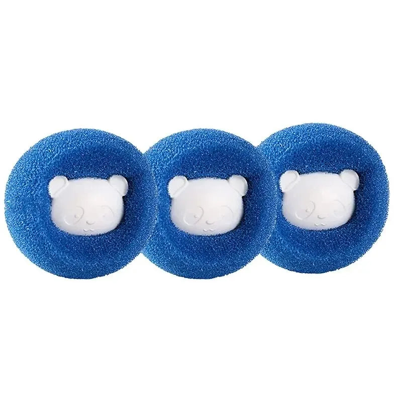 Boules attrape-poils réutilisables pour machine à laver