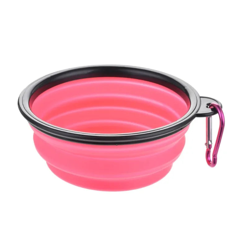 Mangeoire portable pliante en silicone