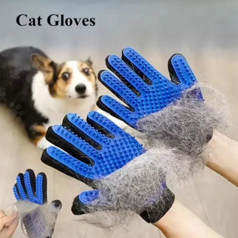 Gant de toilettage pour chien et chat